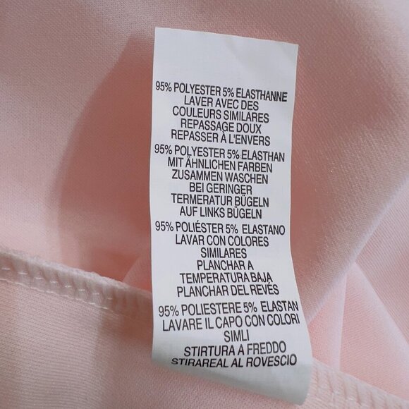 PrettyLittleThing Women's Light Pink Cigrette CrepeTrousers Pants 8 NWT - Picture 9 of 10